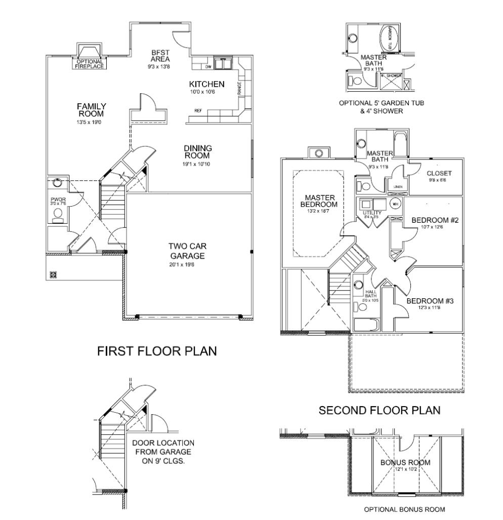 Floor Plans - Sierra II- Lexington Kentucky Real Estate